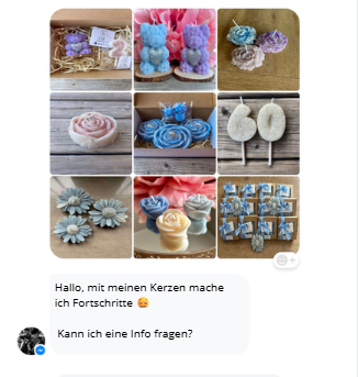 Candele artigianali per matrimoni all'aperto