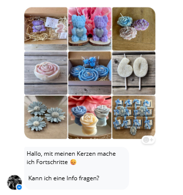 Candele artigianali per matrimoni all'aperto